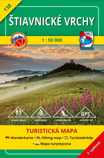 Nová turistická mapa Štiavnických vrchov